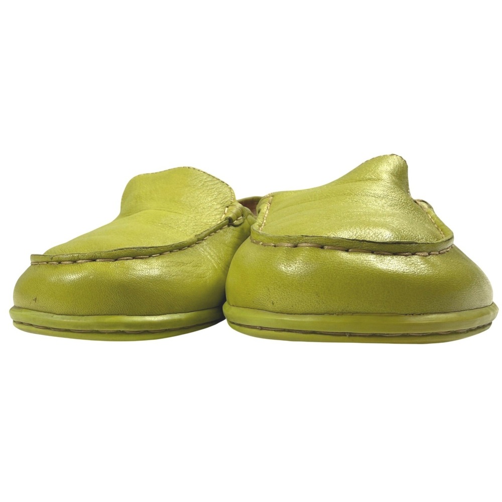 Børn Carrera Womens Lime Green Leather Ladybug Sole Driving Shoe Size 9 40.5 - Picture 6 of 7